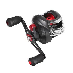 Baitcasting Fishing Reel 17.5lbs Max Drag Baitcasters 17+1 BB 7.1:1 Gear Ratio Baitcast Fish Reel High Speed Long Cast Distance (Option: FishingReelRight)